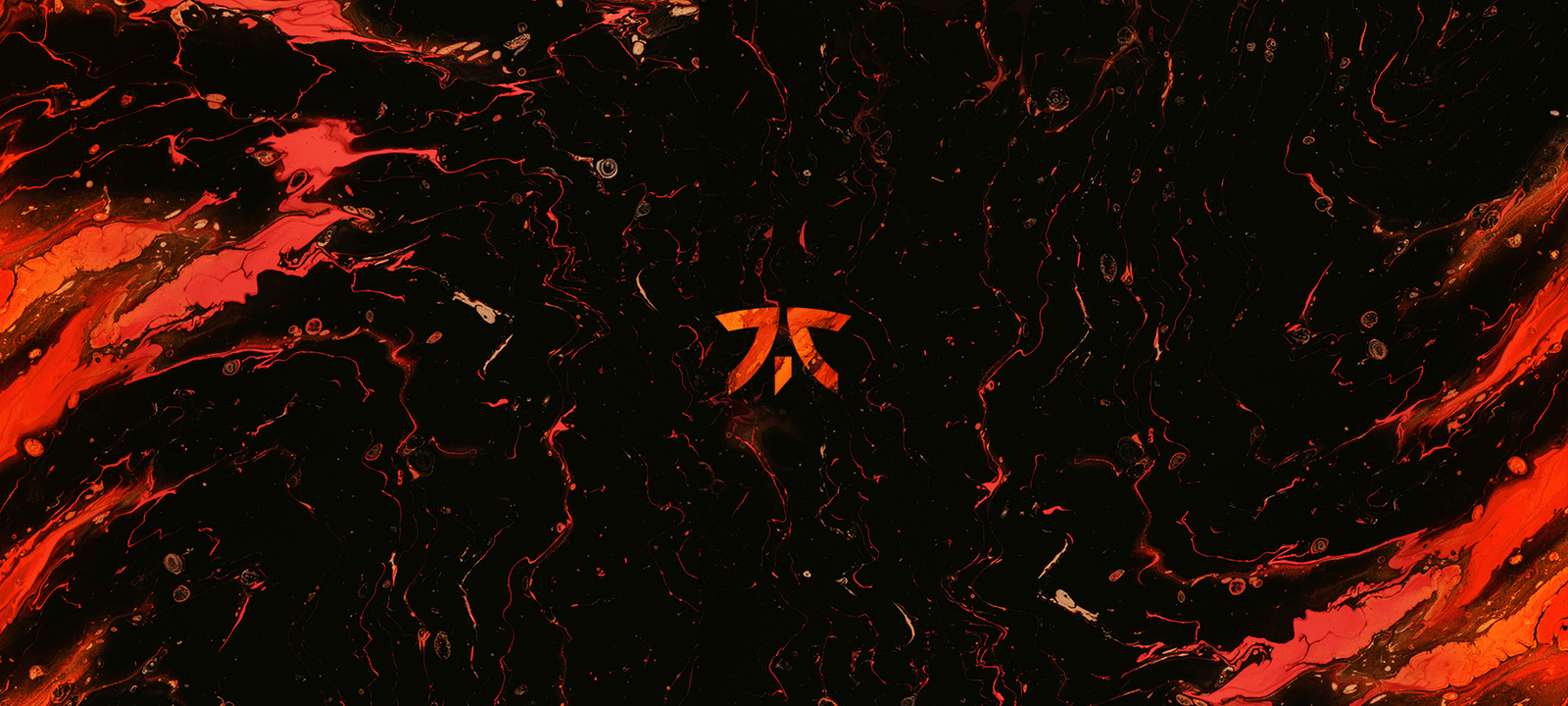 Fnatic logo on orange background