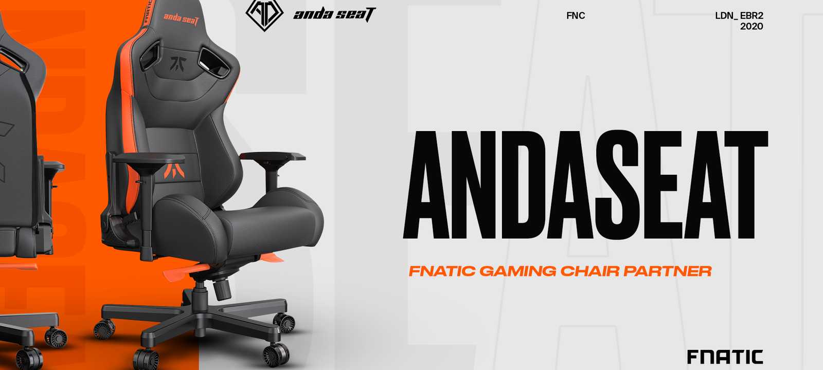 Anda seat with Fnatic branding